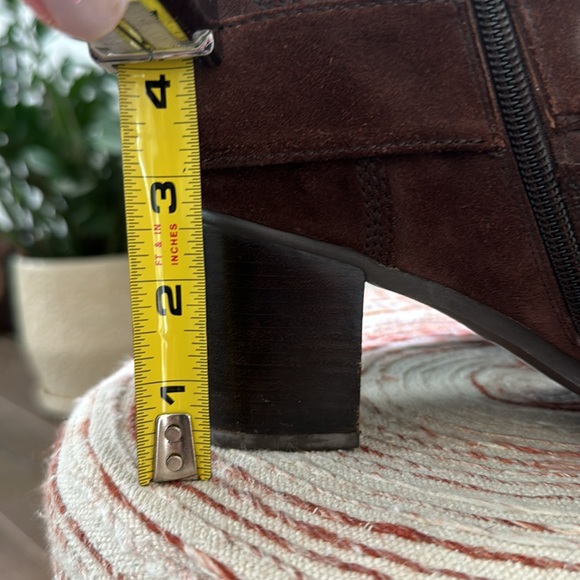 Biviel brown suede studded ankle boots - Picture 10 of 10